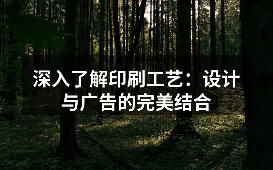 印刷工艺的多样化展示